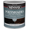 Minwax Polyshades Stain + Poly in One Step, 1 Quart, Gloss Classic Black