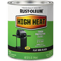 Rust-Oleum Specialty 7778502 High Heat Tough Protective Enamel, Flat Barbecue Black, 1 Quart