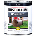 Rust-Oleum Stops Rust 7215502 Hammered Brush, Black, 1 Quart