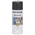 Rust-Oleum Stops Rust 7250830 Metallic Spray, Black Night, 11 oz.