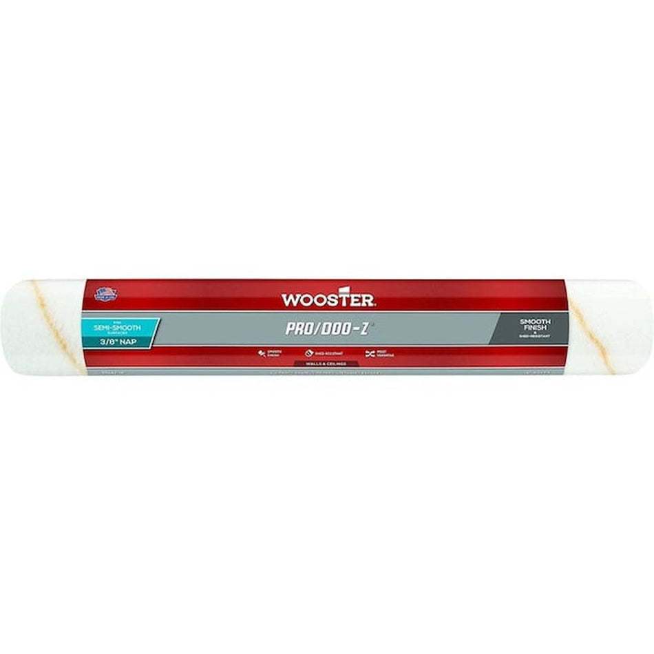 Wooster RR642 18" Pro/Doo-Z 3/8" Nap Roller Cover