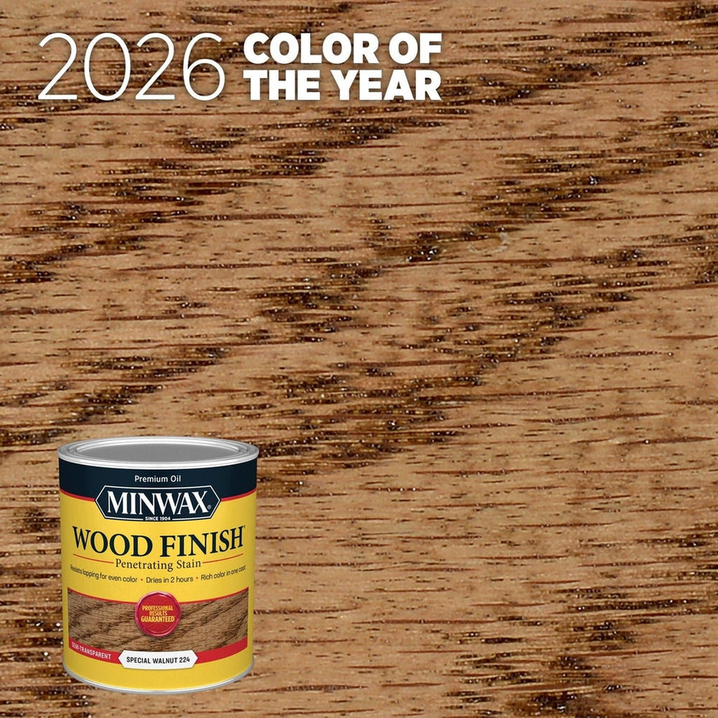 Minwax 70006 Wood Finish Penetrating Stain, Special Walnut 224 – 1 Quart (Case of 4)