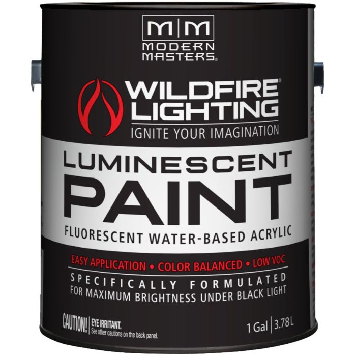 Modern Masters Wildfire Visible Luminescent Paint – Bright Green, 1 gal