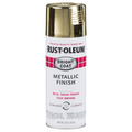 Rust-Oleum Stops Rust 7710830 Bright Coat Metallic Finish Spray, Gold, 11 oz.