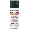 Rust-Oleum Stops Rust 7733830 Protective Enamel Spray, Gloss Dark Hunter Green, 12 oz.
