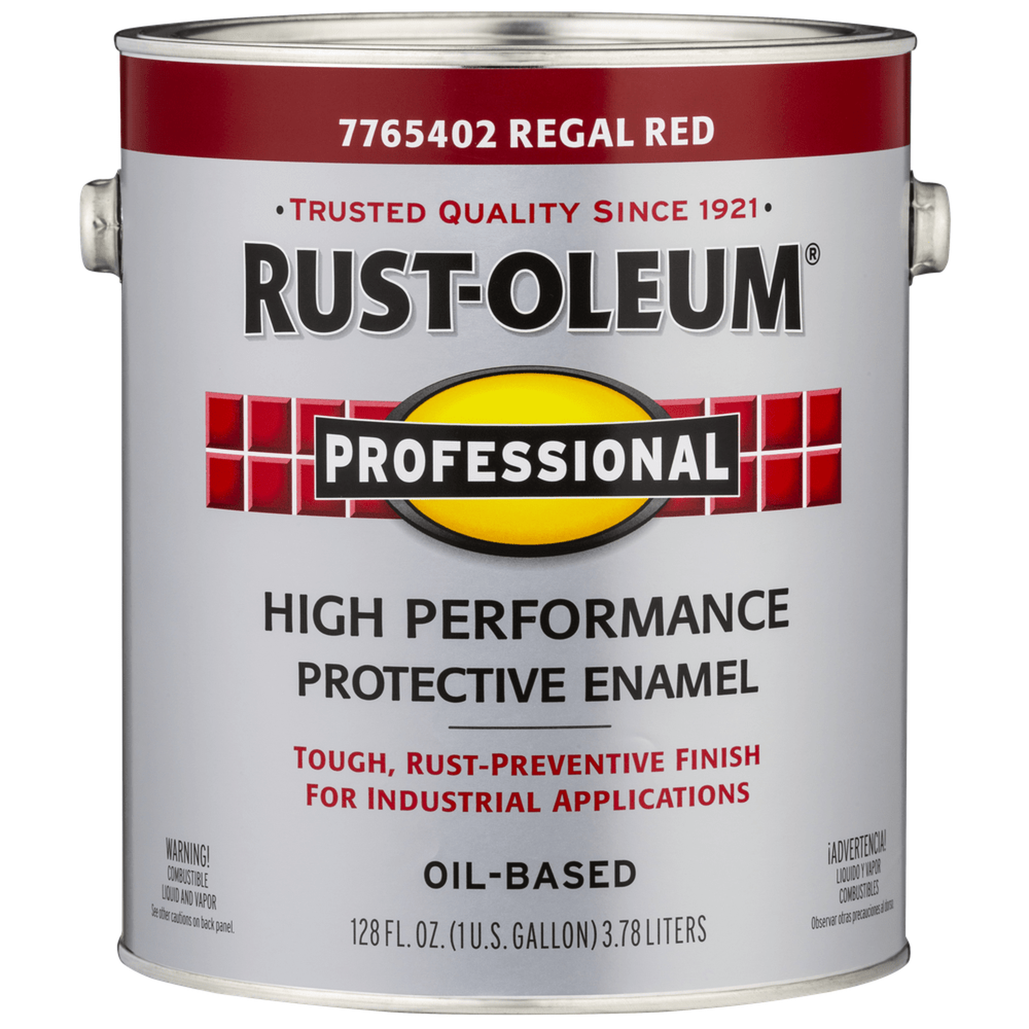 Rust-Oleum Professional 7765402 High Performance Protective Enamel, Gloss Regal Red, 1 Gallon (Case of 2)