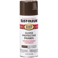 Rust-Oleum Stops Rust 7775830 Protective Enamel Spray, Gloss Leather Brown, 12 oz.