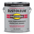 Rust-Oleum Professional 7776402 High Performance Protective Enamel, Flat Black, 1 Gallon (Case of 2)