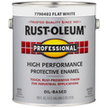 Rust-Oleum Professional 7790402 High Performance Protective Enamel, Flat White, 1 Gallon (Case of 2)