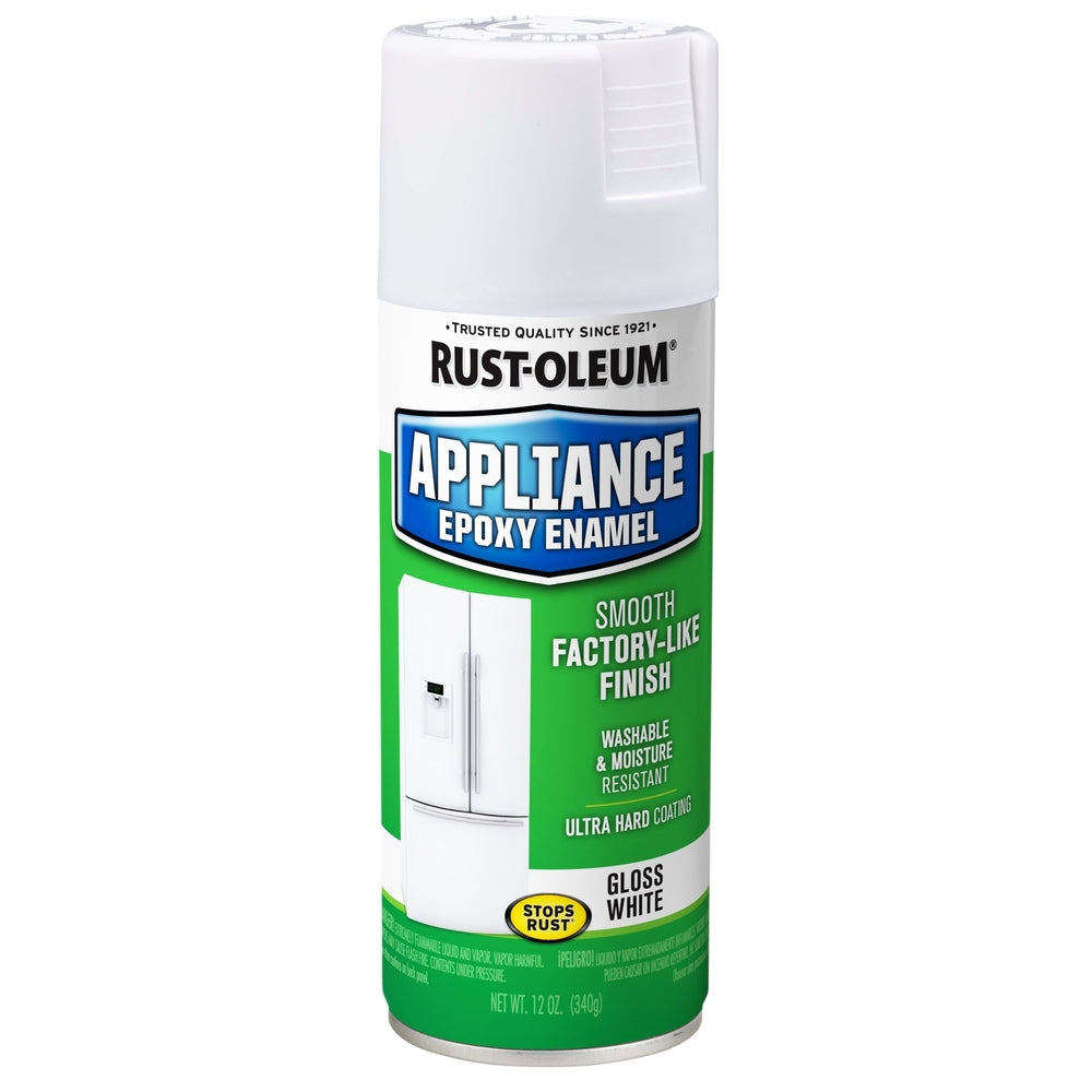 Rust-Oleum Specialty 7881830 Appliance Epoxy Enamel Spray, Gloss White, 12 oz.