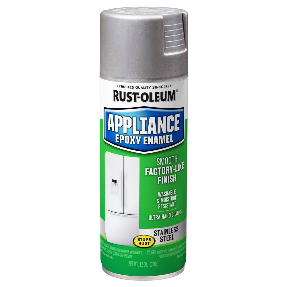 Rust-Oleum Specialty 7887830 Appliance Epoxy Enamel Spray, Stainless Steel, 12 oz.