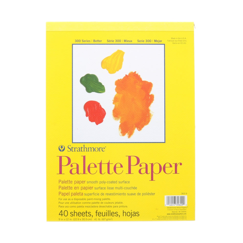 Strathmore 79133-3732 300 Series Palette Paper Pad - 9" × 12", 40 Sheets