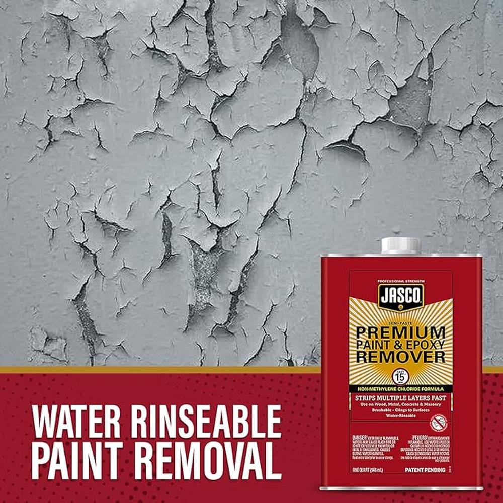 W.M. Barr QJPR501SC Jasco Semi-Paste Premium Paint & Epoxy Remover, 1 Quart