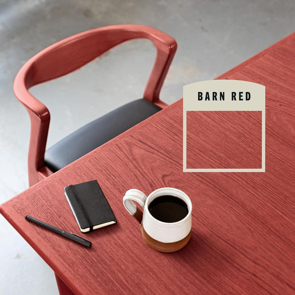 Rust-Oleum Varathane 307414 Premium Fast Dry Wood Stain, Barn Red, 1 Quart