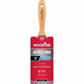 Wooster 4173 Ultra/Pro Firm Extra-Thick Flat Beavertail Brush, 3" (Case of 6)