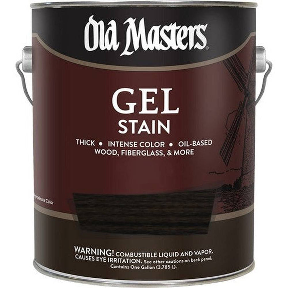 Old Masters 84501 Gel Stain, One Gallon, Carbon Black