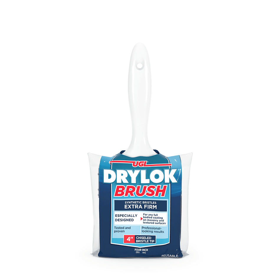 Sika 773410 Drylok Synthetic Bristles Extra Firm Brush, 4 Inch (Case of 6)