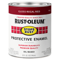 Rust-Oleum Stops Rust 7765502 Protective Enamel, Gloss Regal Red, 1 Quart