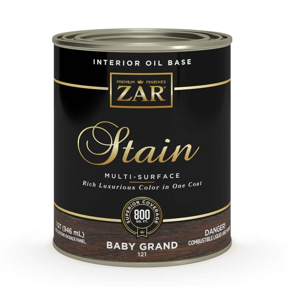 Sika 831437 Zar Interior Oil Base Stain, One Quart, Baby Grand