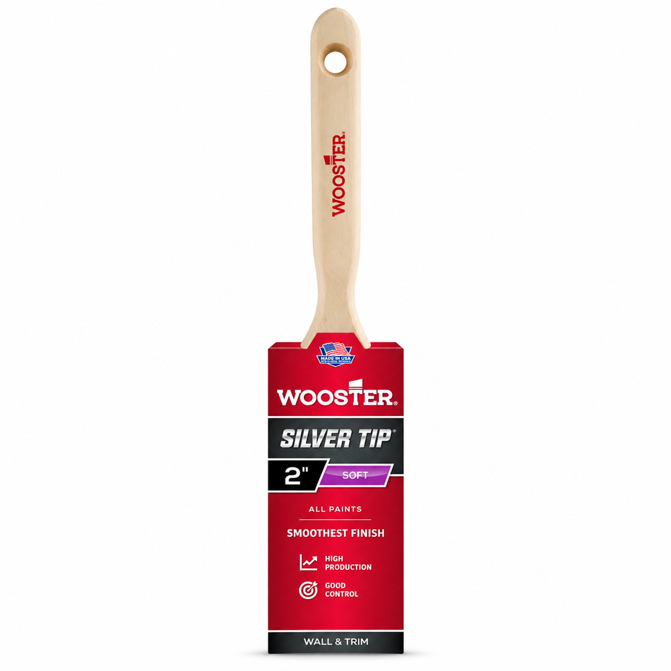 Wooster 5220 2" Silver Tip Flat Sash Brush