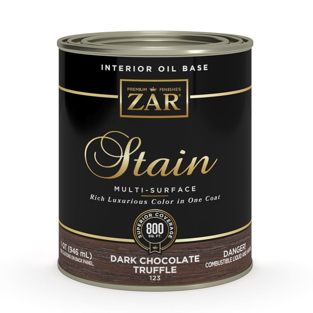 Sika 831439 Zar Interior Oil Base Stain, One Quart, Dark Chocolate Truffle