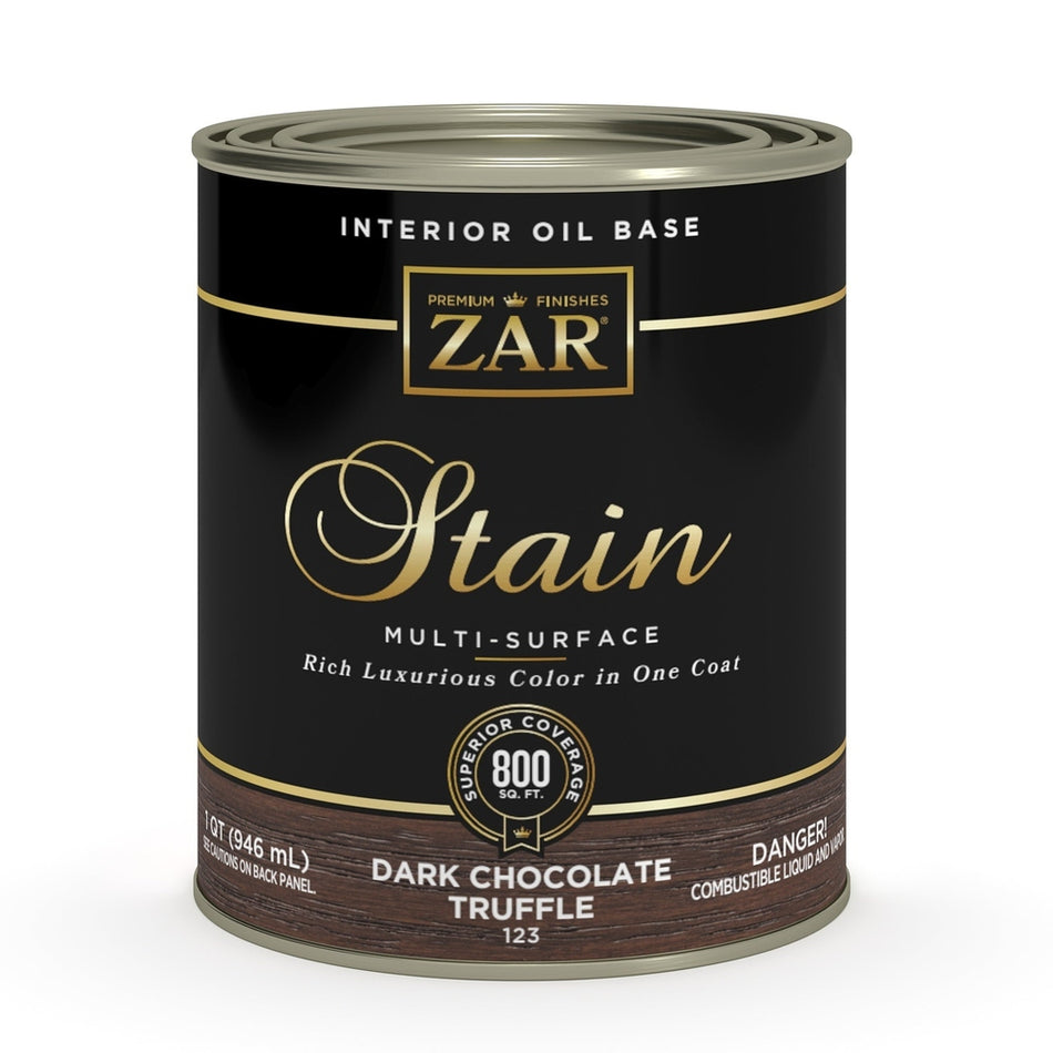 Sika 831439 Zar Interior Oil Base Stain, One Quart, Dark Chocolate Truffle