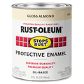 Rust-Oleum Stops Rust 7770502 Protective Enamel, Gloss Almond, 1 Quart
