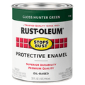 Rust-Oleum Stops Rust 7738502 Protective Enamel, Gloss Hunter Green, 1 Quart