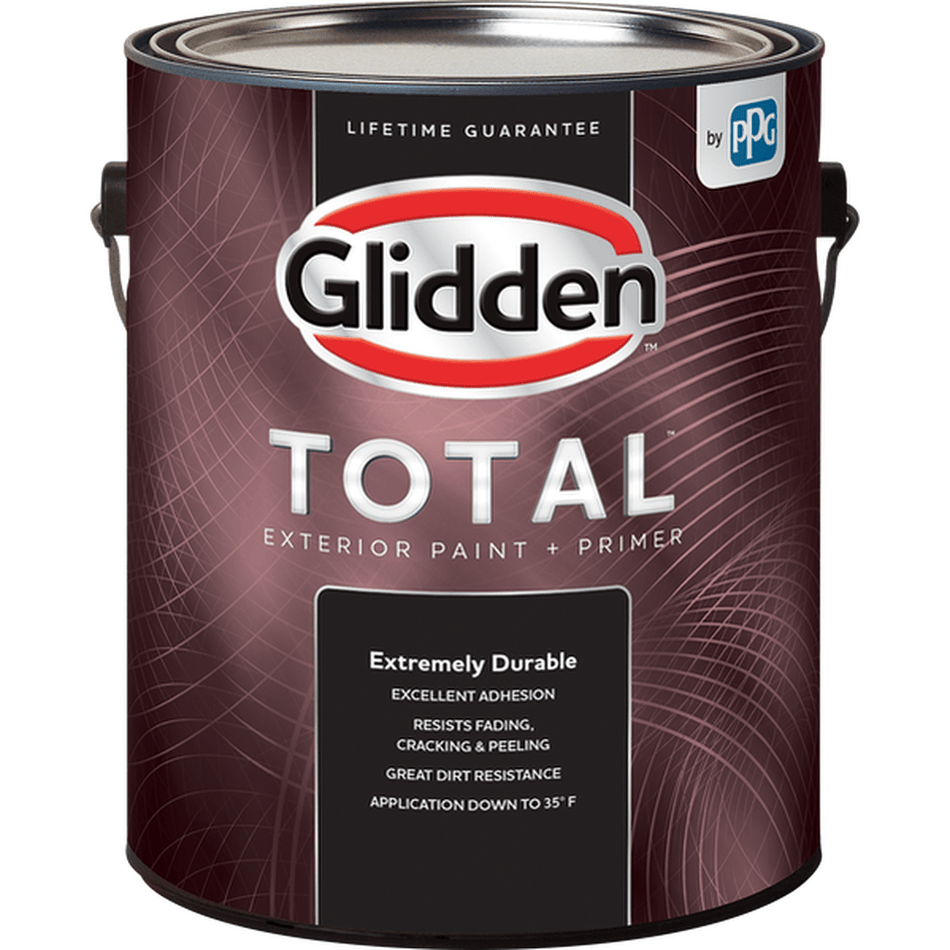 Glidden Total 100% Acrylic Exterior Paint + Primer Flat