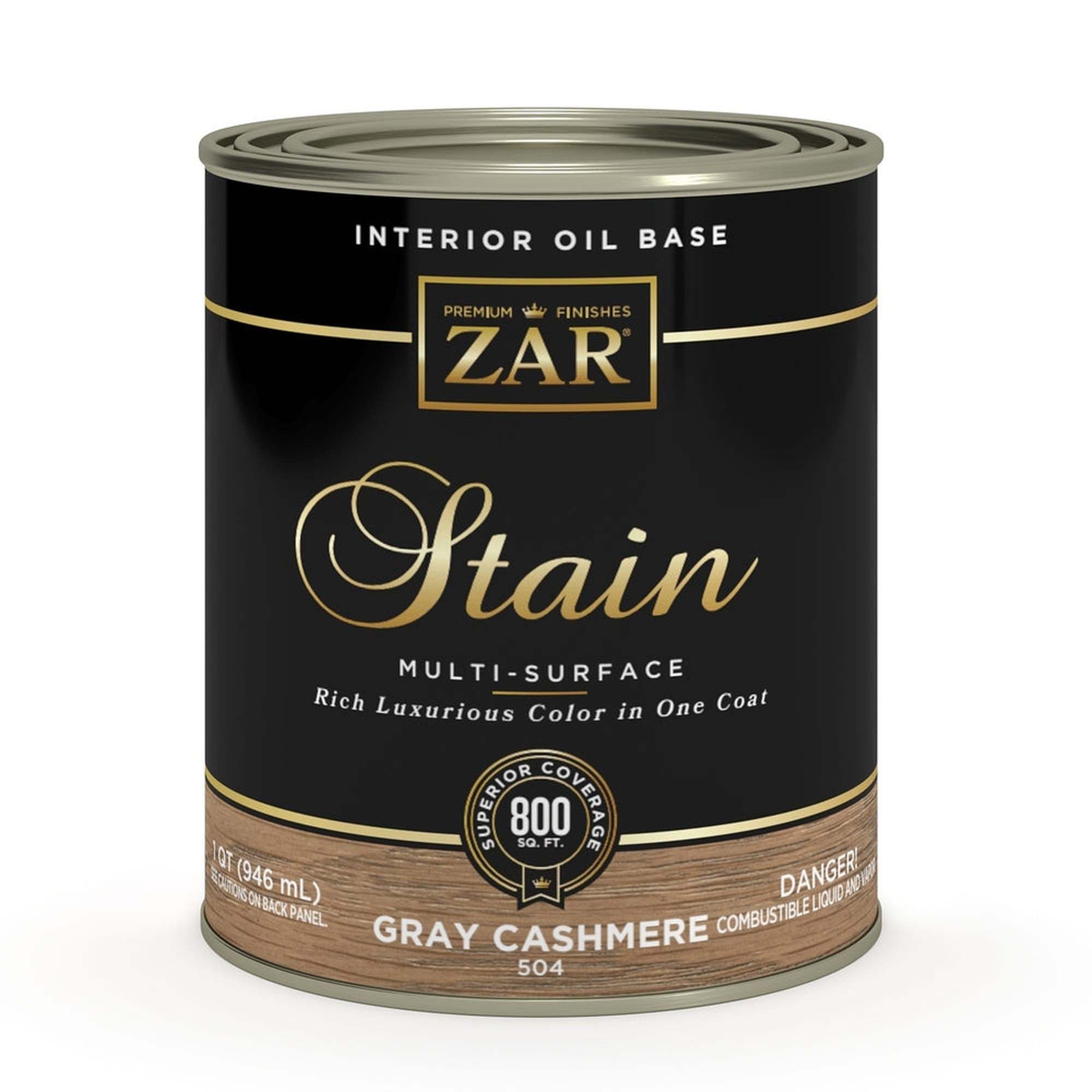 Sika 831461 Zar Interior Oil Base Stain, One Quart, Gray Cashmere