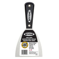Hyde Tools 01540 4" Flexible Black & Silver Stainless Steel Joint Knife