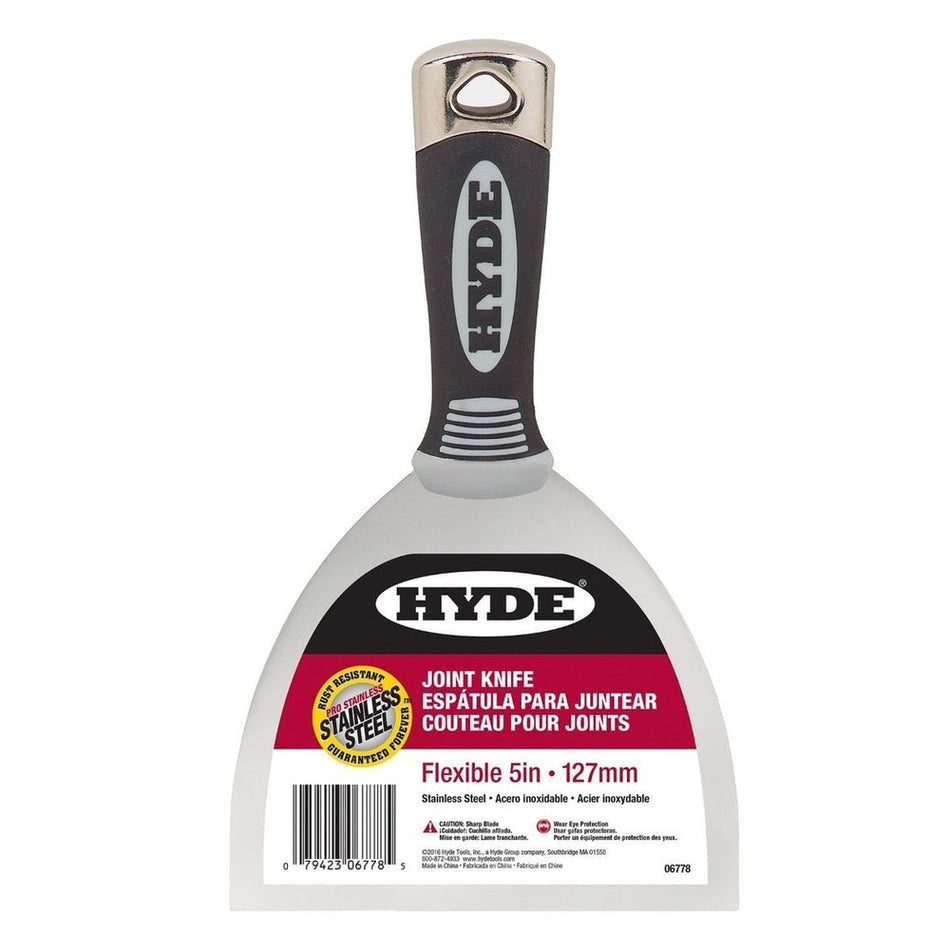 Hyde Tools 06778 5" Flexible Pro Stainless Joint Knife