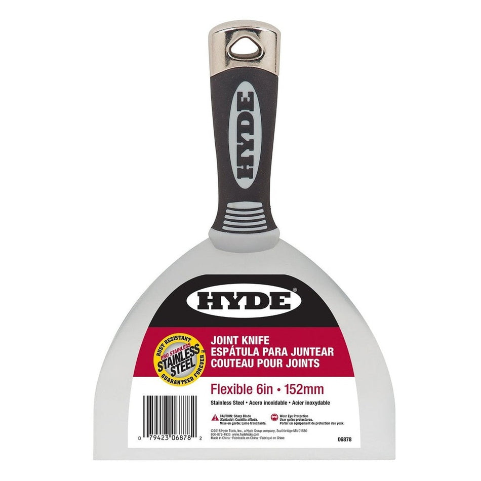 Hyde Tools 06878 6" Flexible Pro Stainless Joint Knife