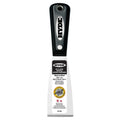 Hyde Tools 01140 1-½" Stiff Black & Silver Stainless Steel Chisel Edge Putty Knife