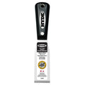 Hyde Tools 01240 1-5/16" Stiff Black & Silver Stainless Steel Chisel Putty Knife
