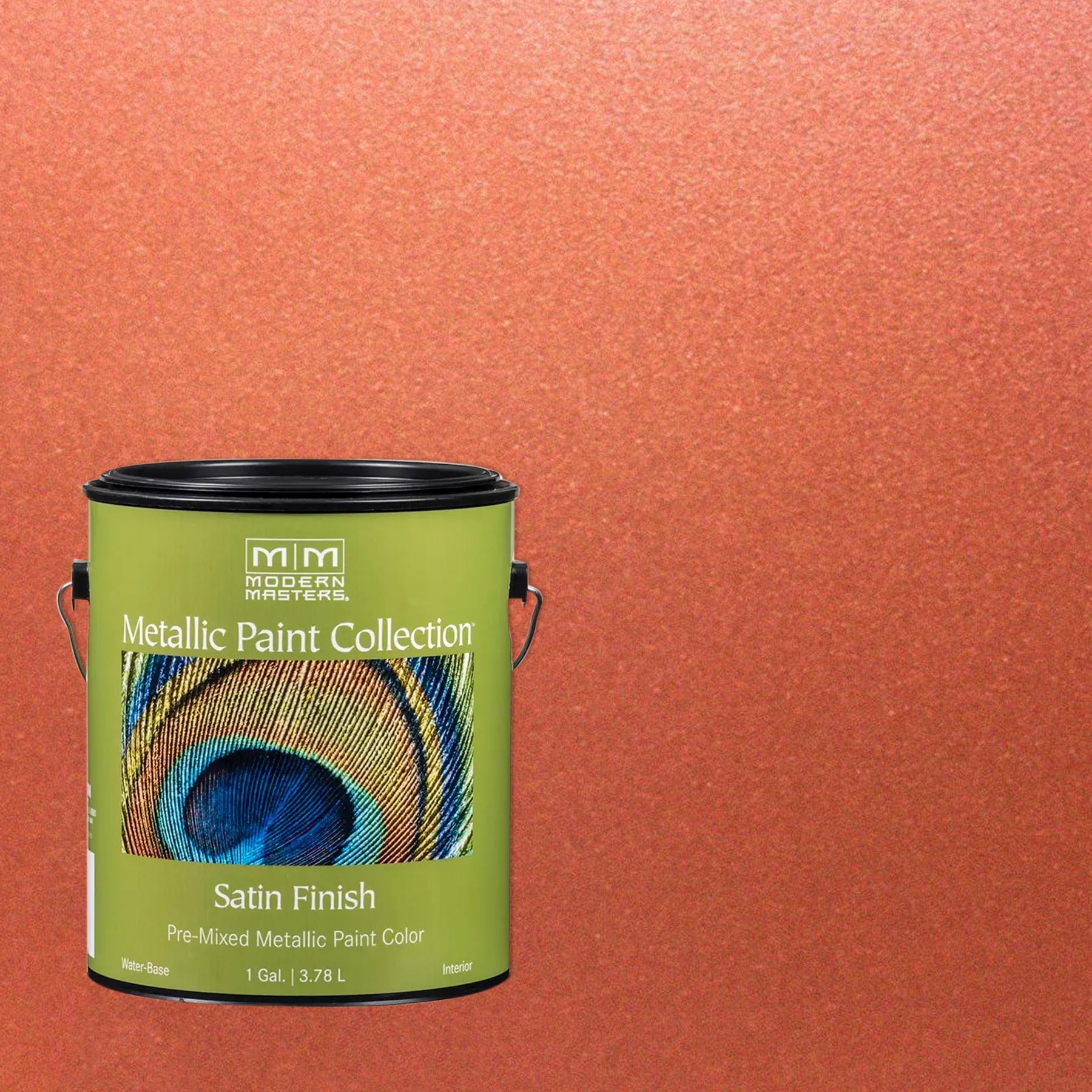 Rust-Oleum Modern Masters ME195GAL Metallic Paint, Copper, 1 Gallon