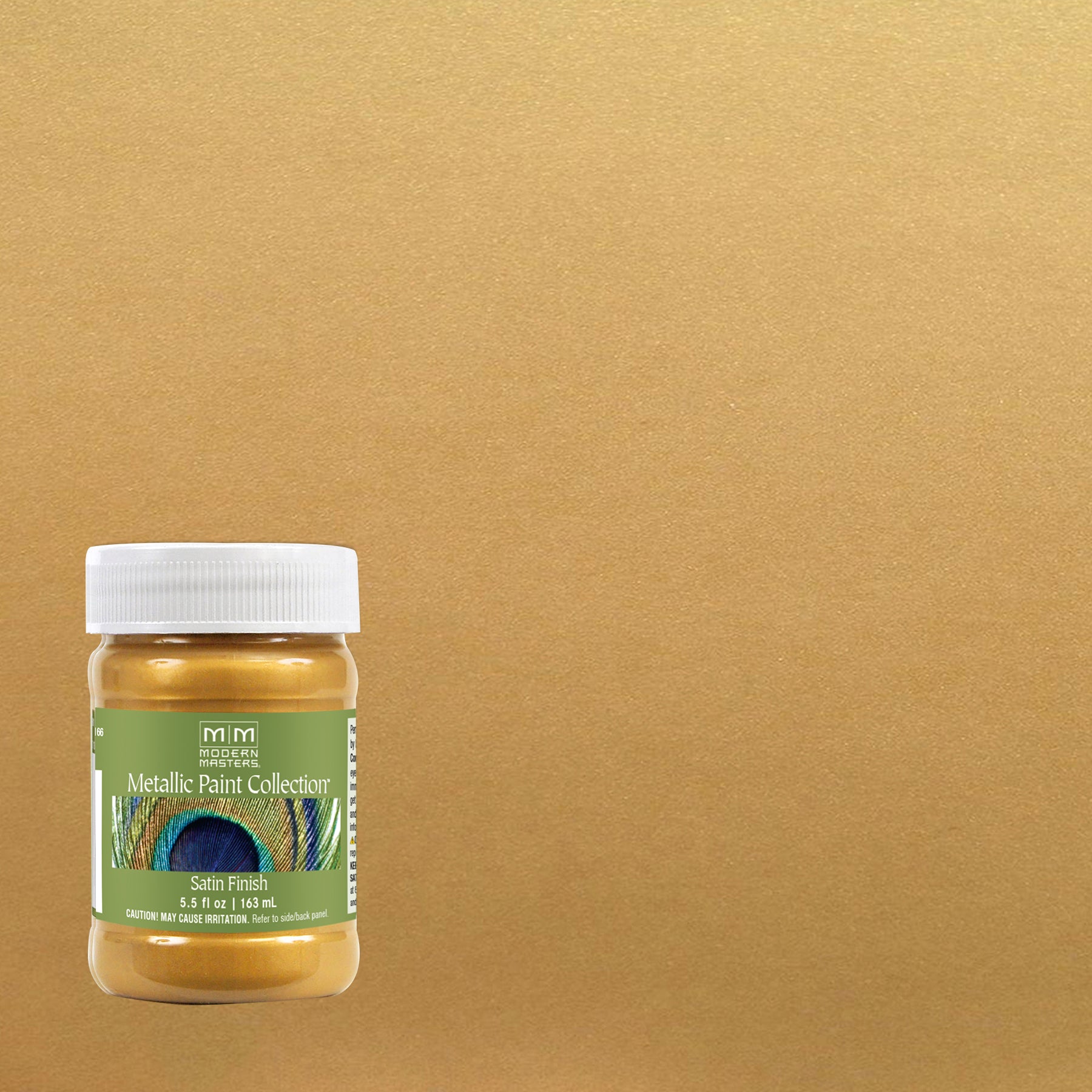 Rust-Oleum Modern Masters ME20006 Metallic Paint, Pale Gold, 6 fl. oz.