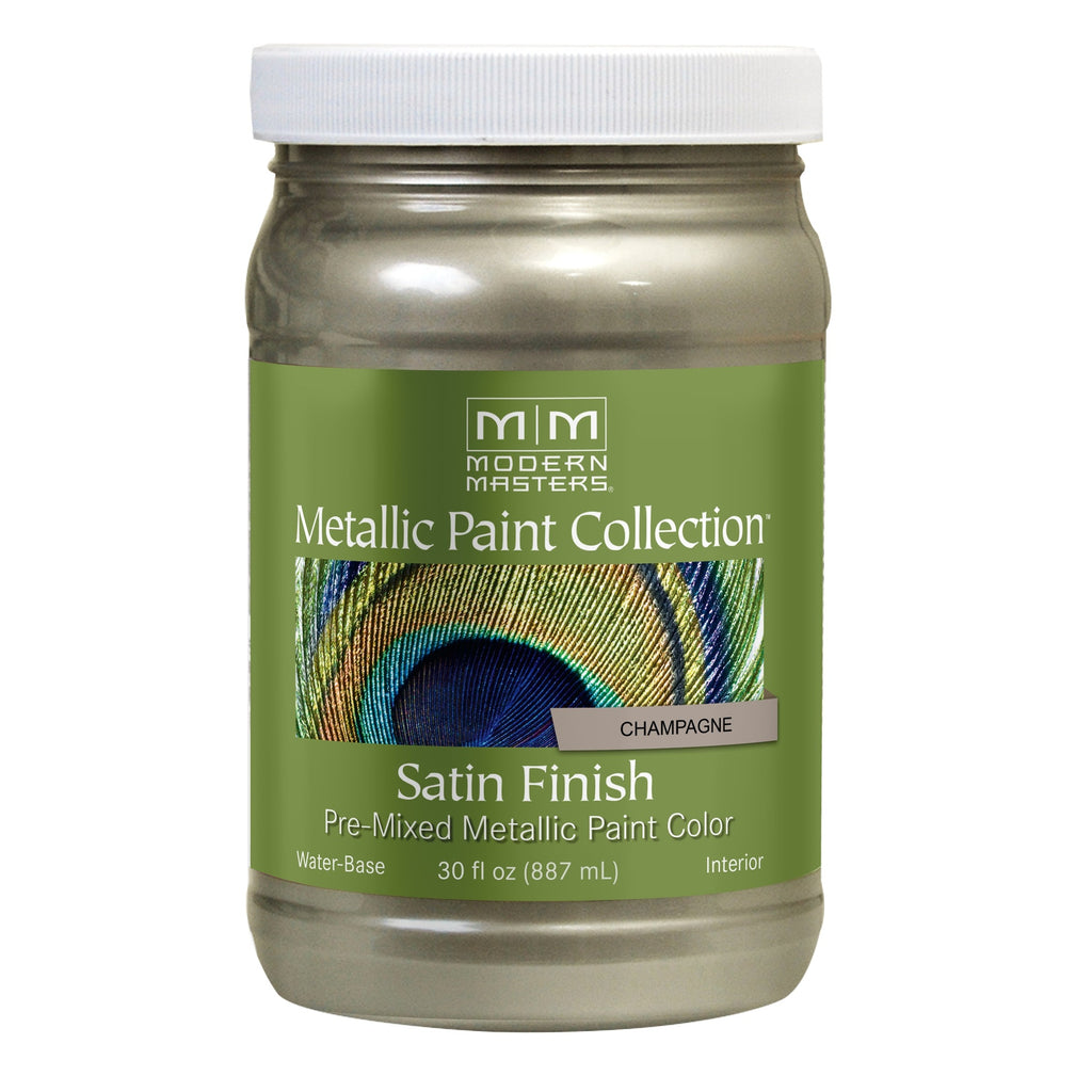 Rust-Oleum Modern Masters ME20632 Metallic Paint, Champagne, 32 fl. oz.
