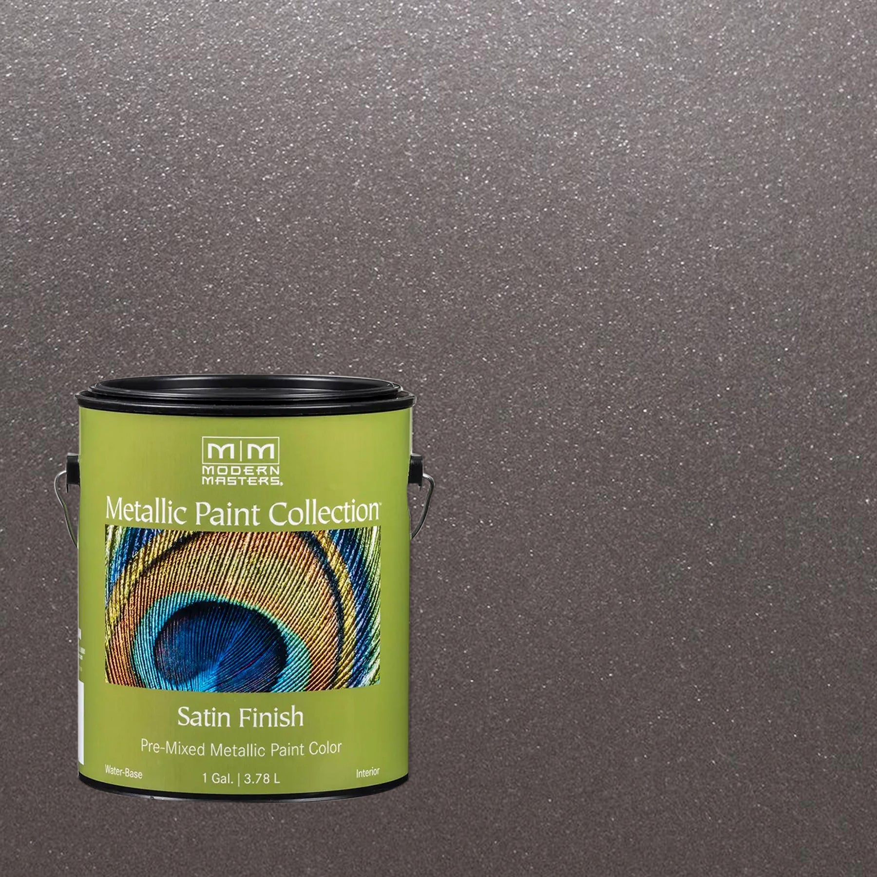 Rust-Oleum Modern Masters ME243GAL Metallic Paint, Smoke, 1 Gallon