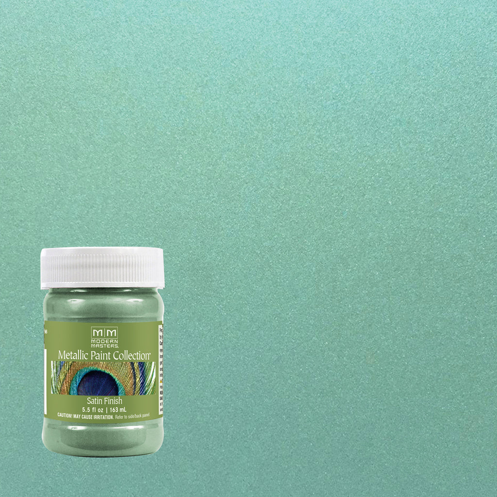Rust-Oleum Modern Masters ME24906 Metallic Paint, Teal, 6 fl. oz.