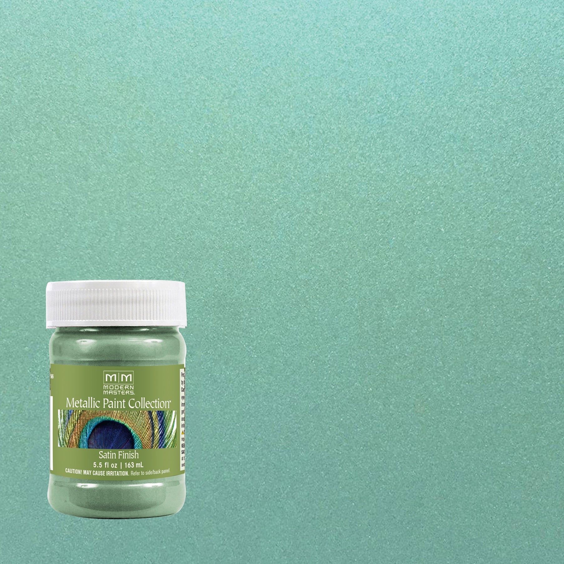 Rust-Oleum Modern Masters ME24906 Metallic Paint, Teal, 6 fl. oz.