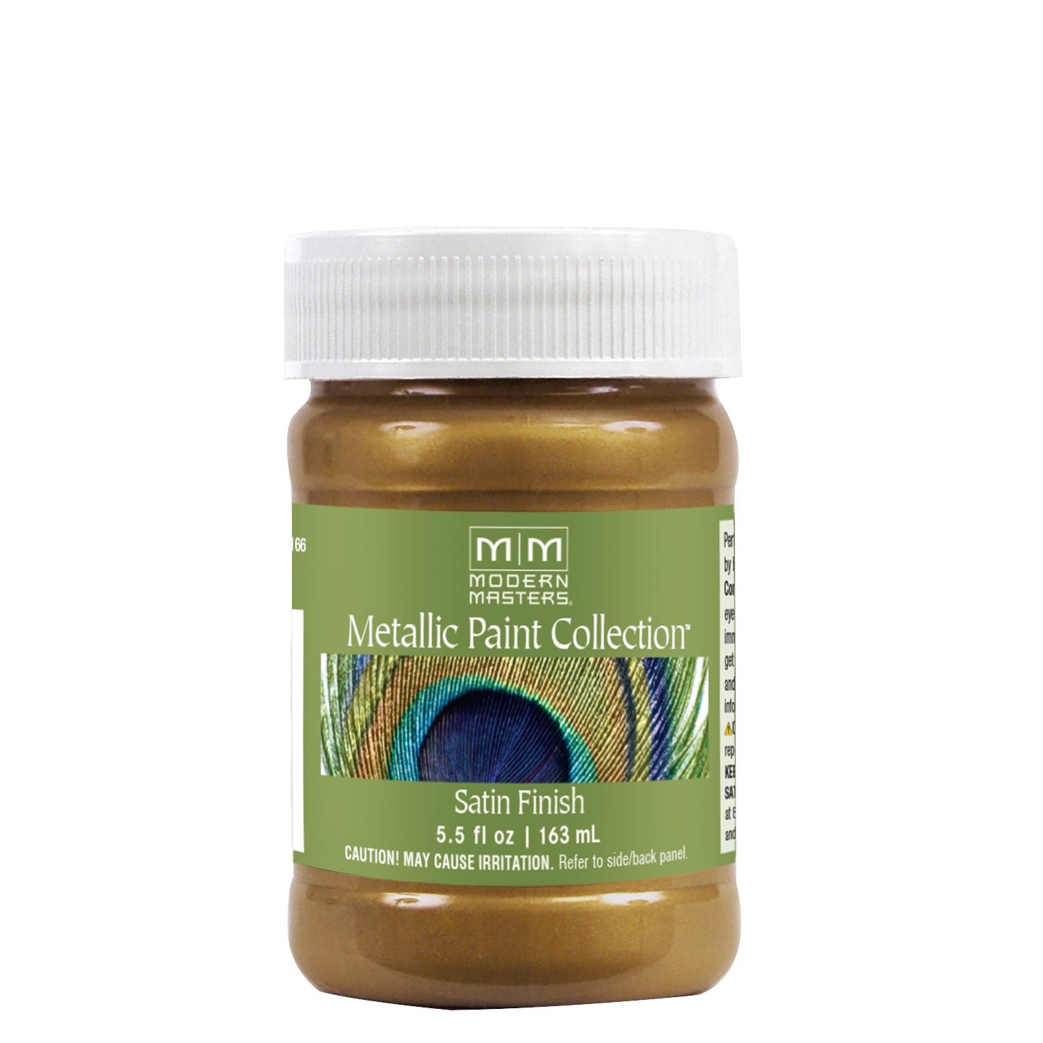 Rust-Oleum Modern Masters ME28906 Metallic Paint, Brass, 6 fl. oz.