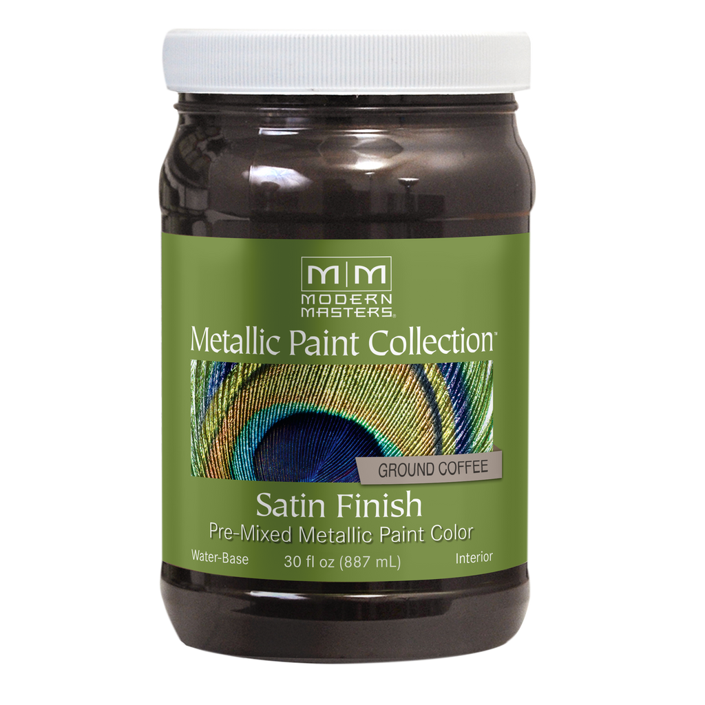 Rust-Oleum Modern Masters Metallic Paint Collection – Ground Coffee, Satin, 30 fl. oz.