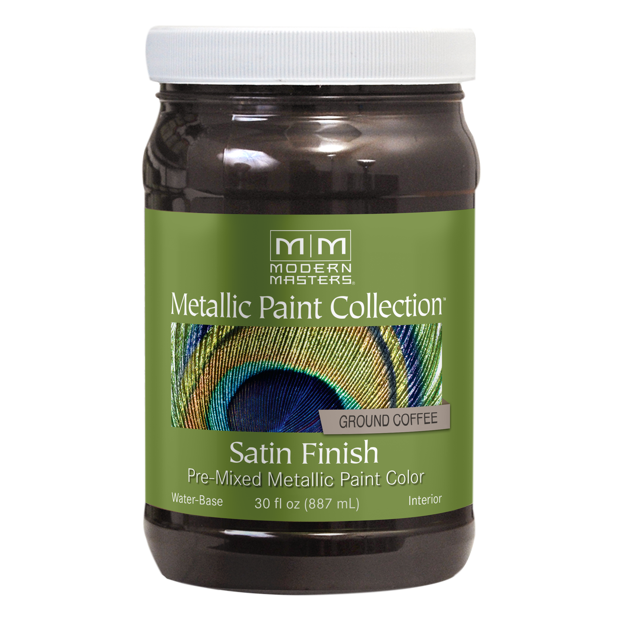 Rust-Oleum Modern Masters Metallic Paint Collection – Ground Coffee, Satin, 30 fl. oz.