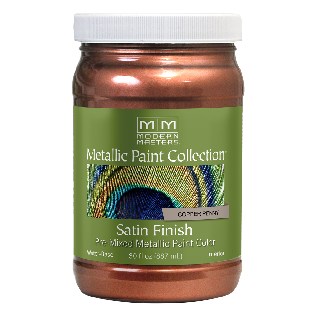 Rust-Oleum Modern Masters Metallic Paint Collection – Copper Penny, Satin, 30 fl. oz.