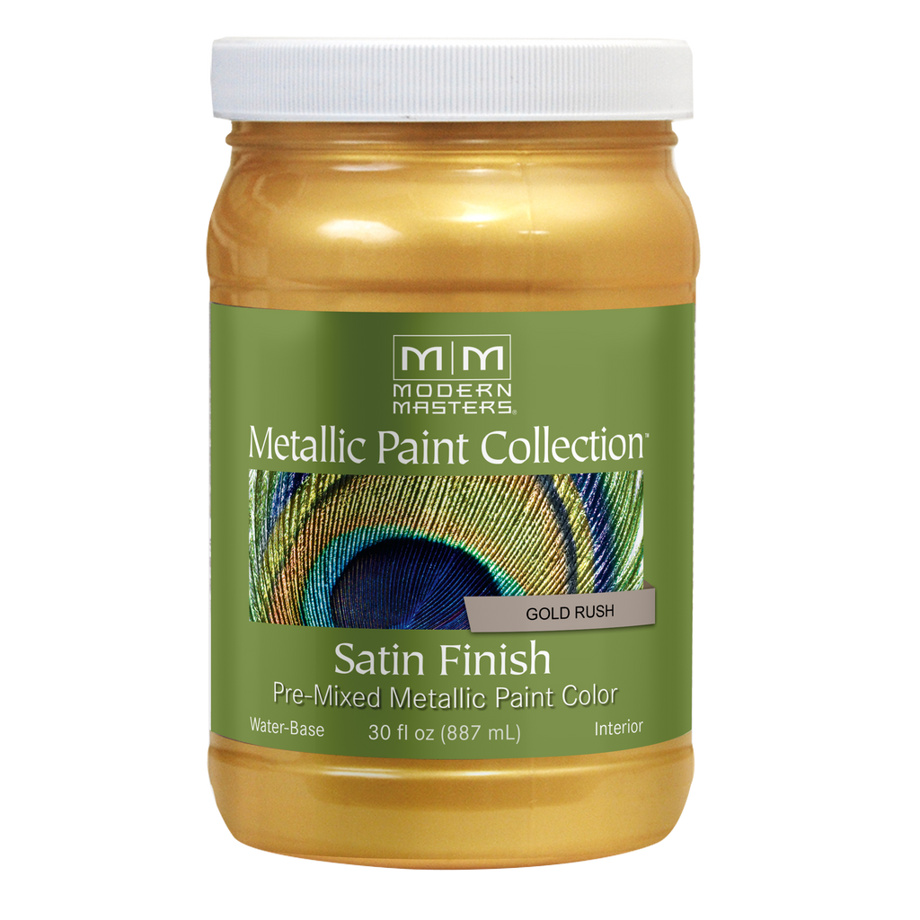 Rust-Oleum Modern Masters Metallic Paint Collection – Gold Rush, Satin, 30 fl. oz.