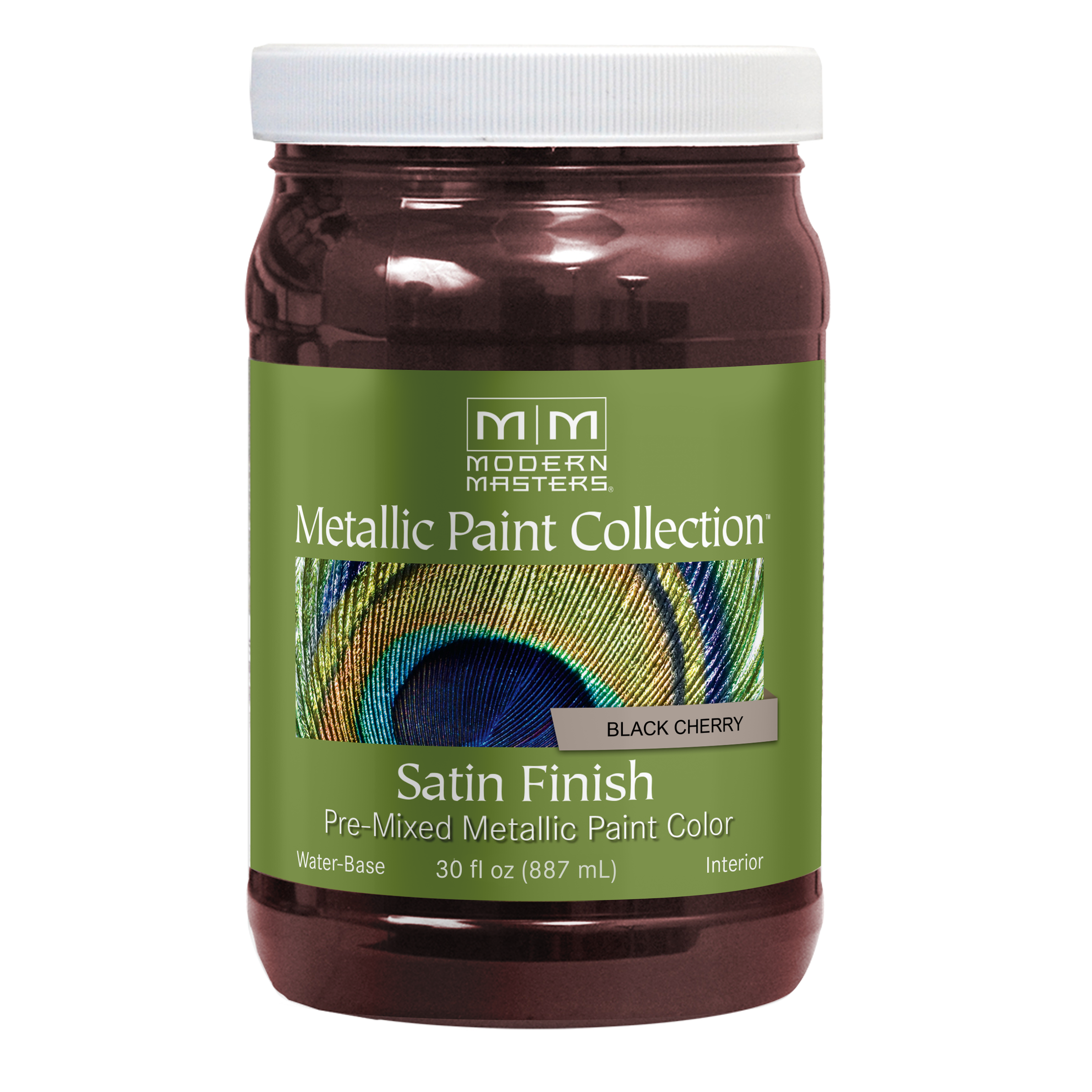 Rust-Oleum Modern Masters Metallic Paint Collection – Black Cherry, Satin, 30 fl. oz.