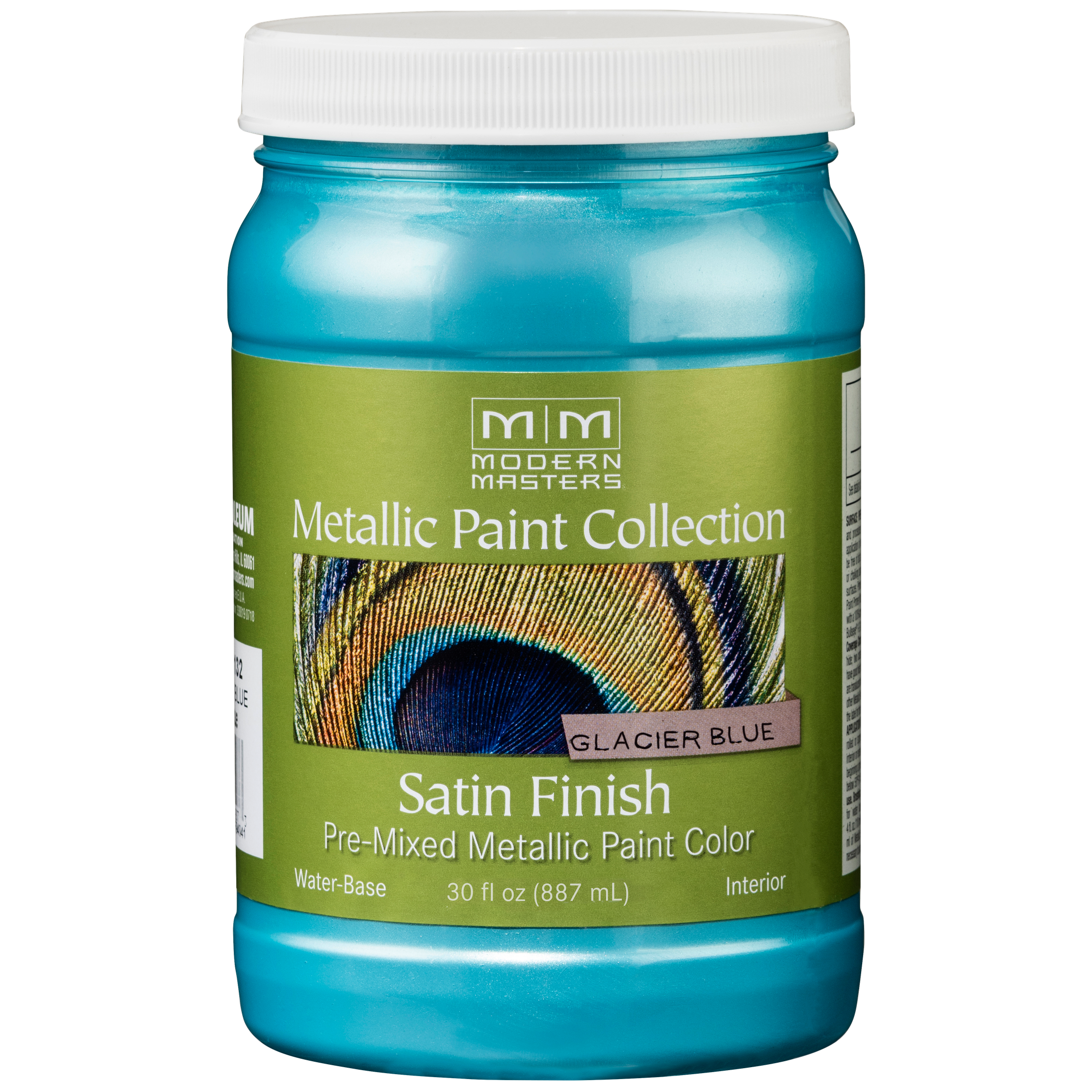 Rust-Oleum Modern Masters Metallic Paint Collection – Glacier Blue, Satin, 30 fl. oz.