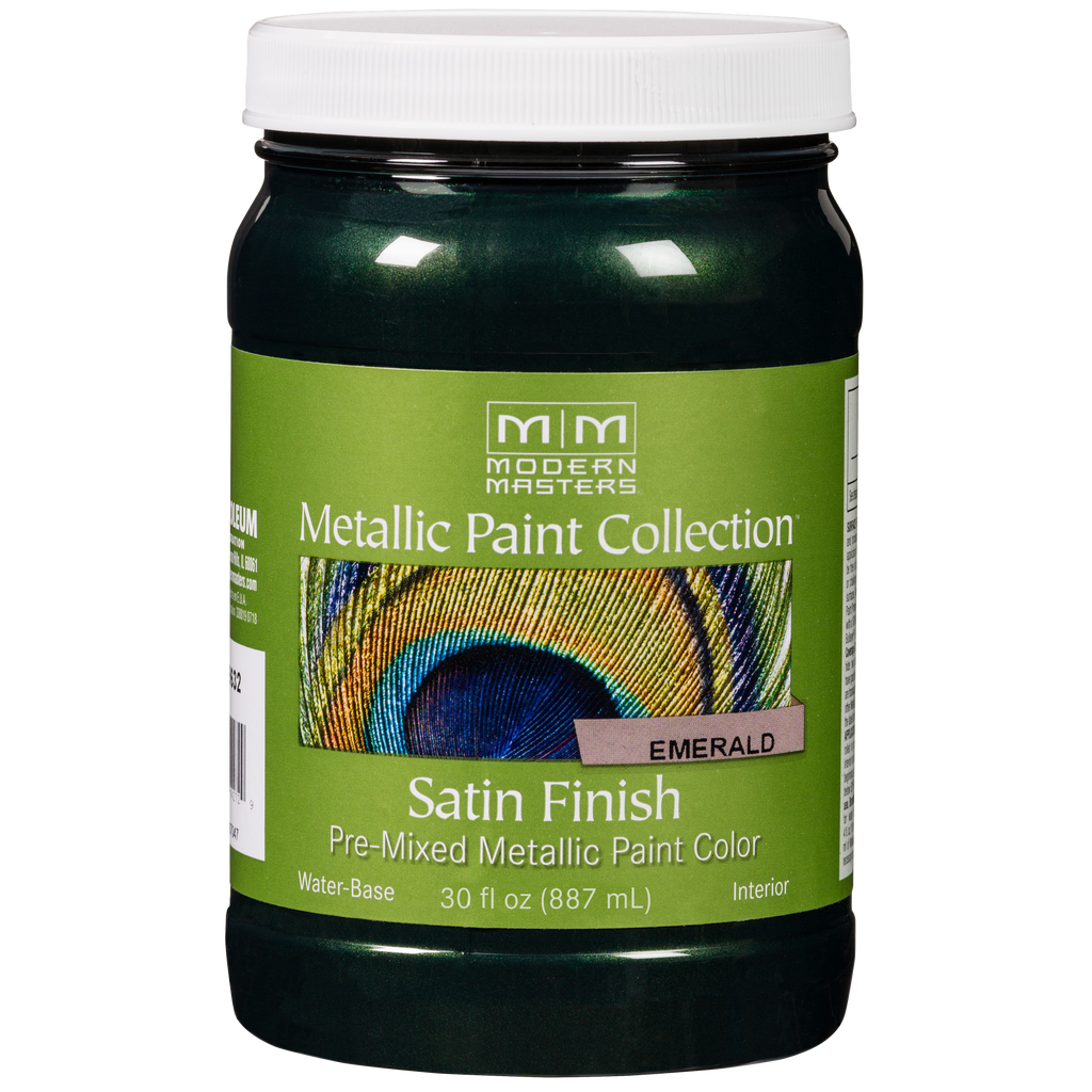 Rust-Oleum Modern Masters Metallic Paint Collection – Emerald, Satin, 30 fl. oz.