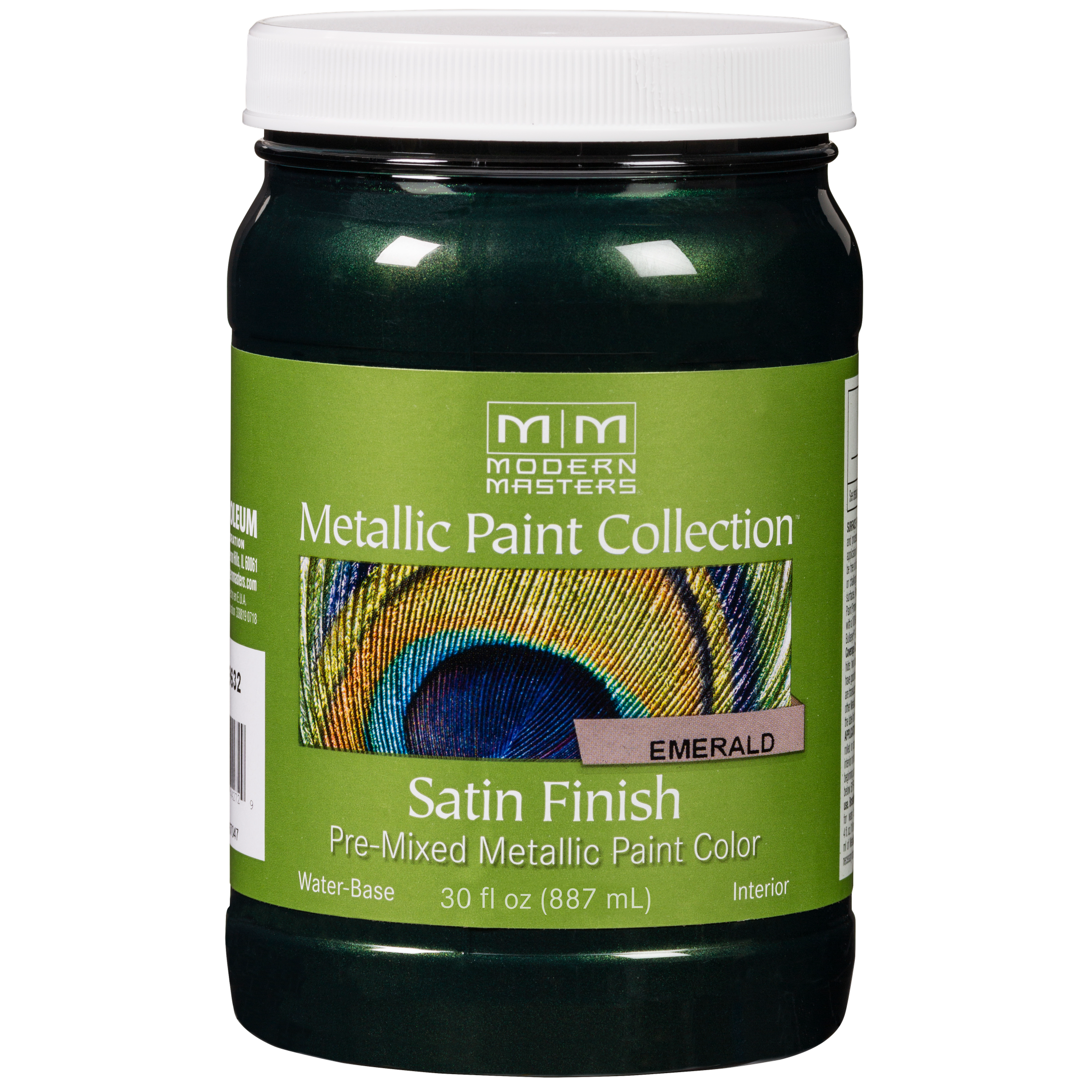 Rust-Oleum Modern Masters Metallic Paint Collection – Emerald, Satin, 30 fl. oz.